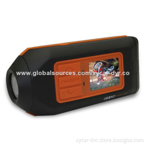 Waterproof Sports Cameras, HD 1.5" LED Bike Camera with High Speed Recording